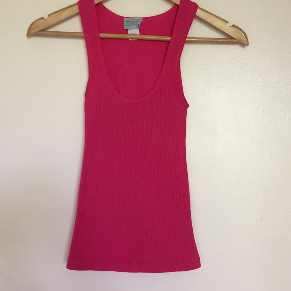 Zako ribbed tank top